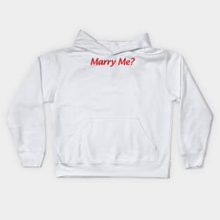 Marry Me? Kids Hoodie